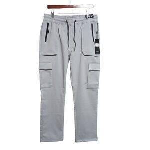Public Supply NYC Mens Cargo Pants Lightweight Gray Joggers‎ Size L